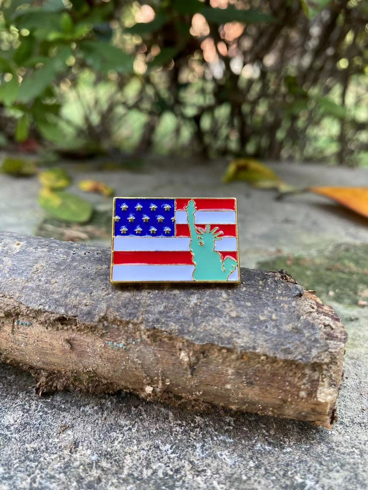 USA Green Liberty Pin
