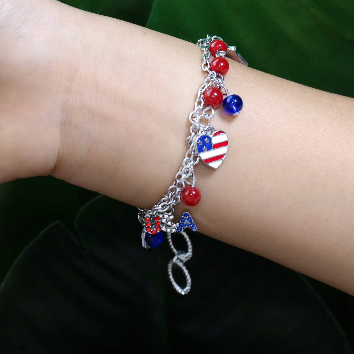 USA Charm Bracelet