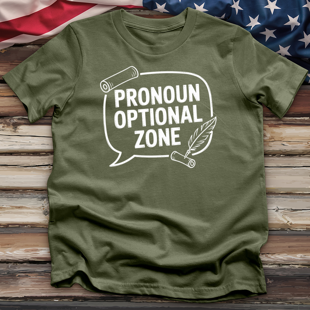 Pronoun Optional Zone Tee