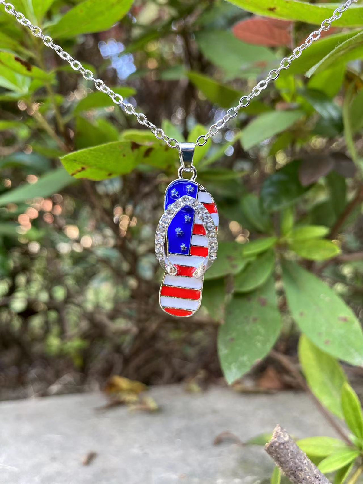 USA Flip Flop Necklace