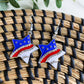 USA Star Studded Earrings
