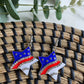 USA Star Studded Earrings