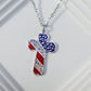 USA Cross Necklace
