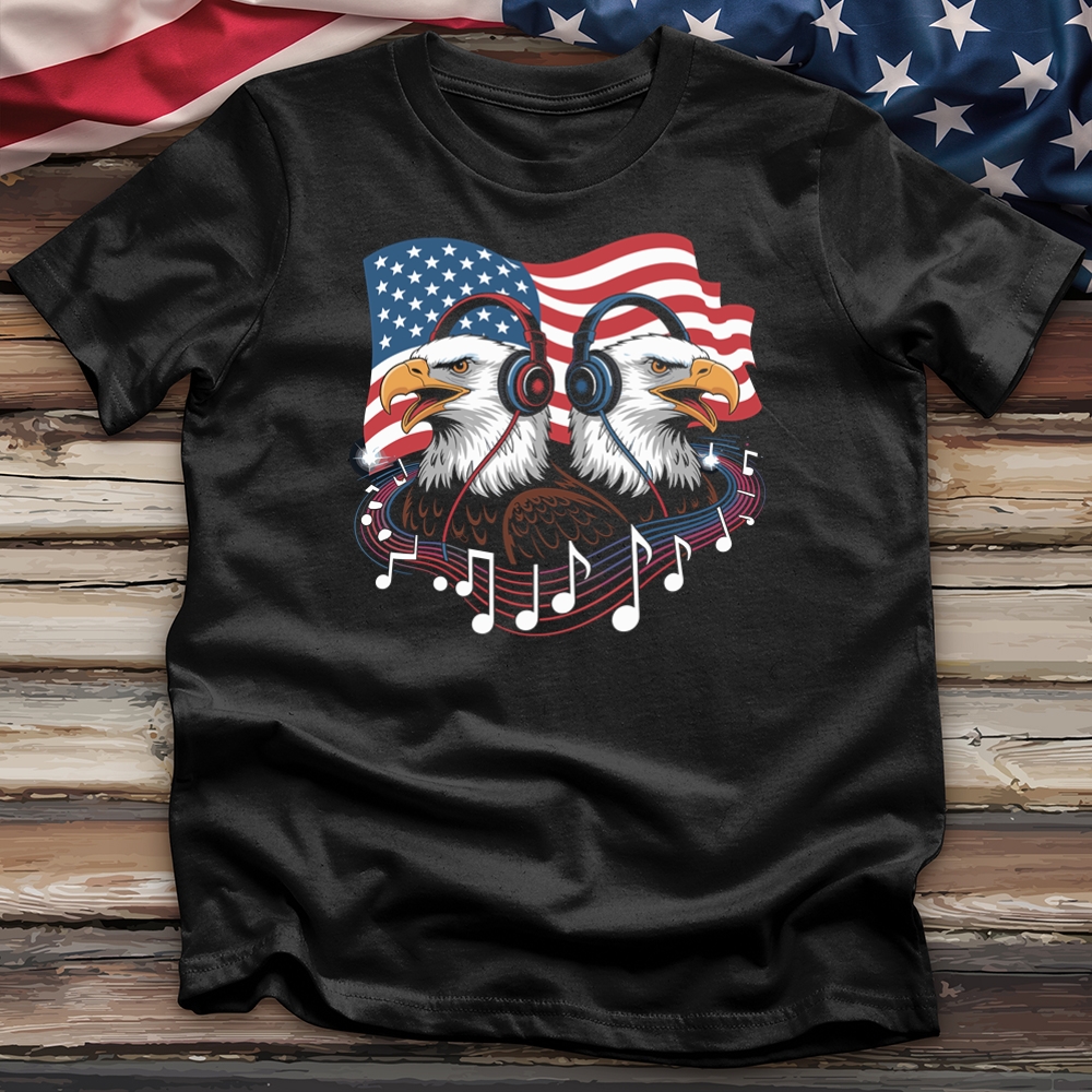 Eagle With Headphone Tee