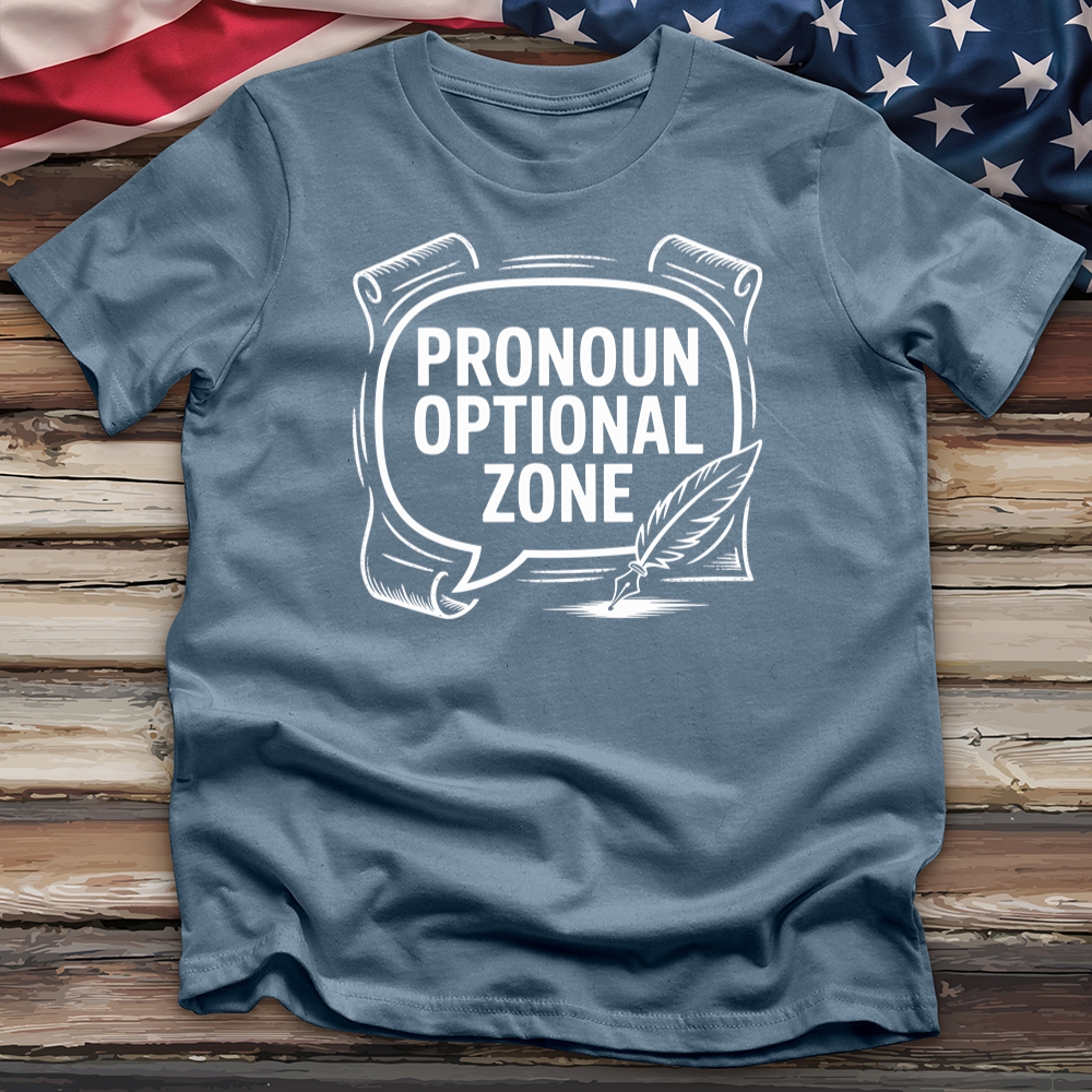 Pronoun Optional Zone Tee