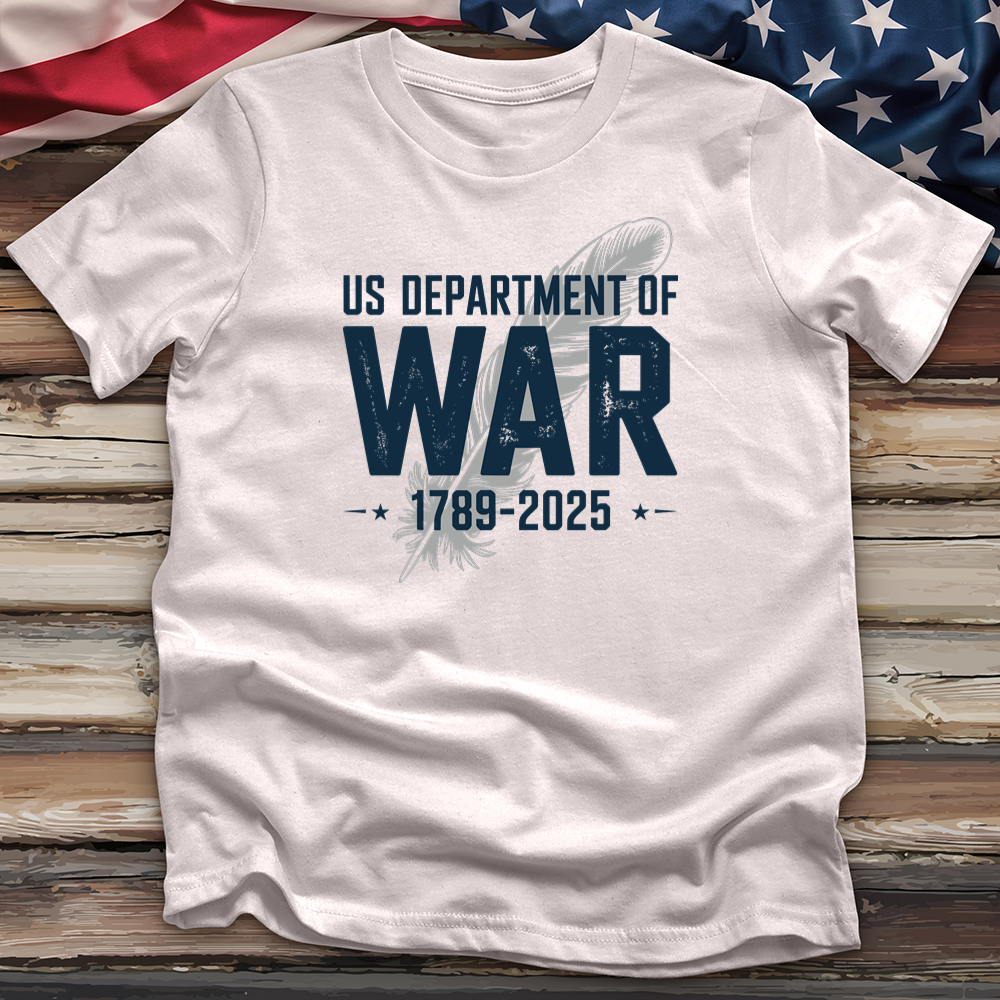 US Department of War Feather Tee