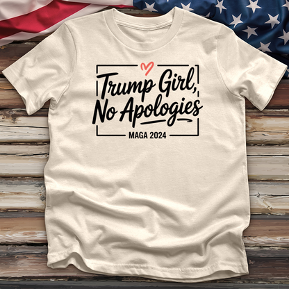 Trump Girl No Apologies 3 Tee