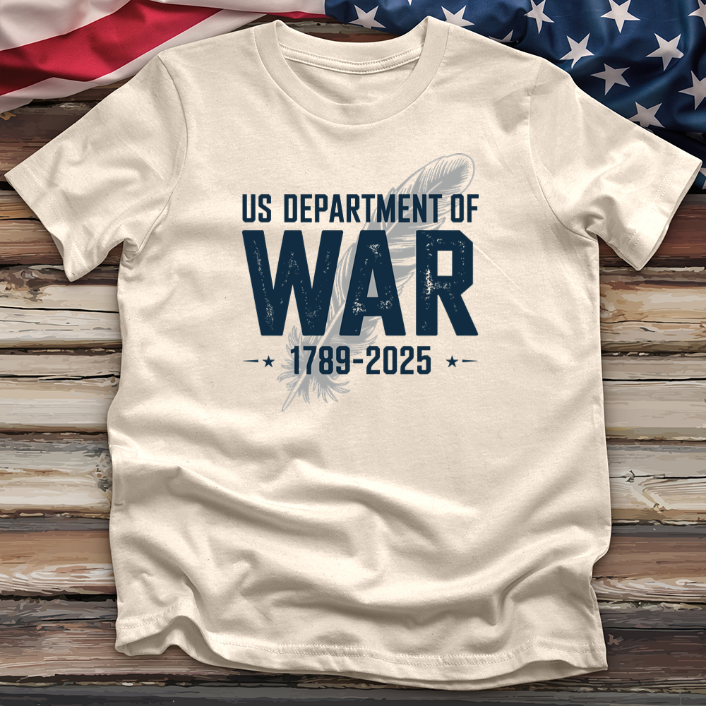 US Department of War Feather Tee