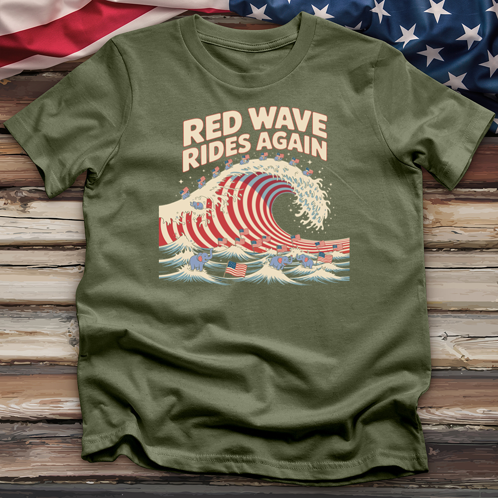 Red Wave Rides Again Tee