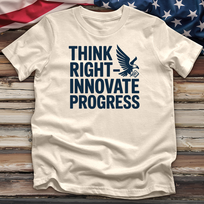 Think Right Innovate Progress Tee