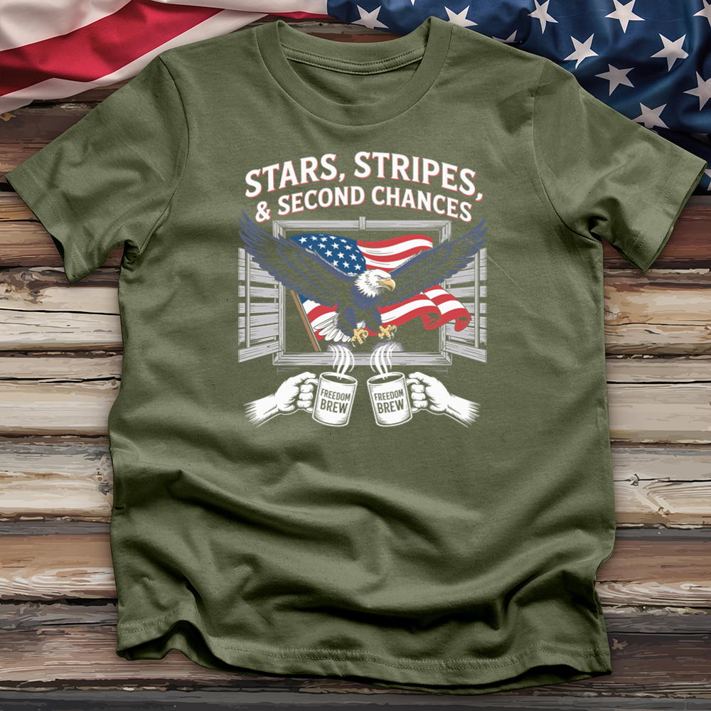 Stars Stripes & Second Chances Tee