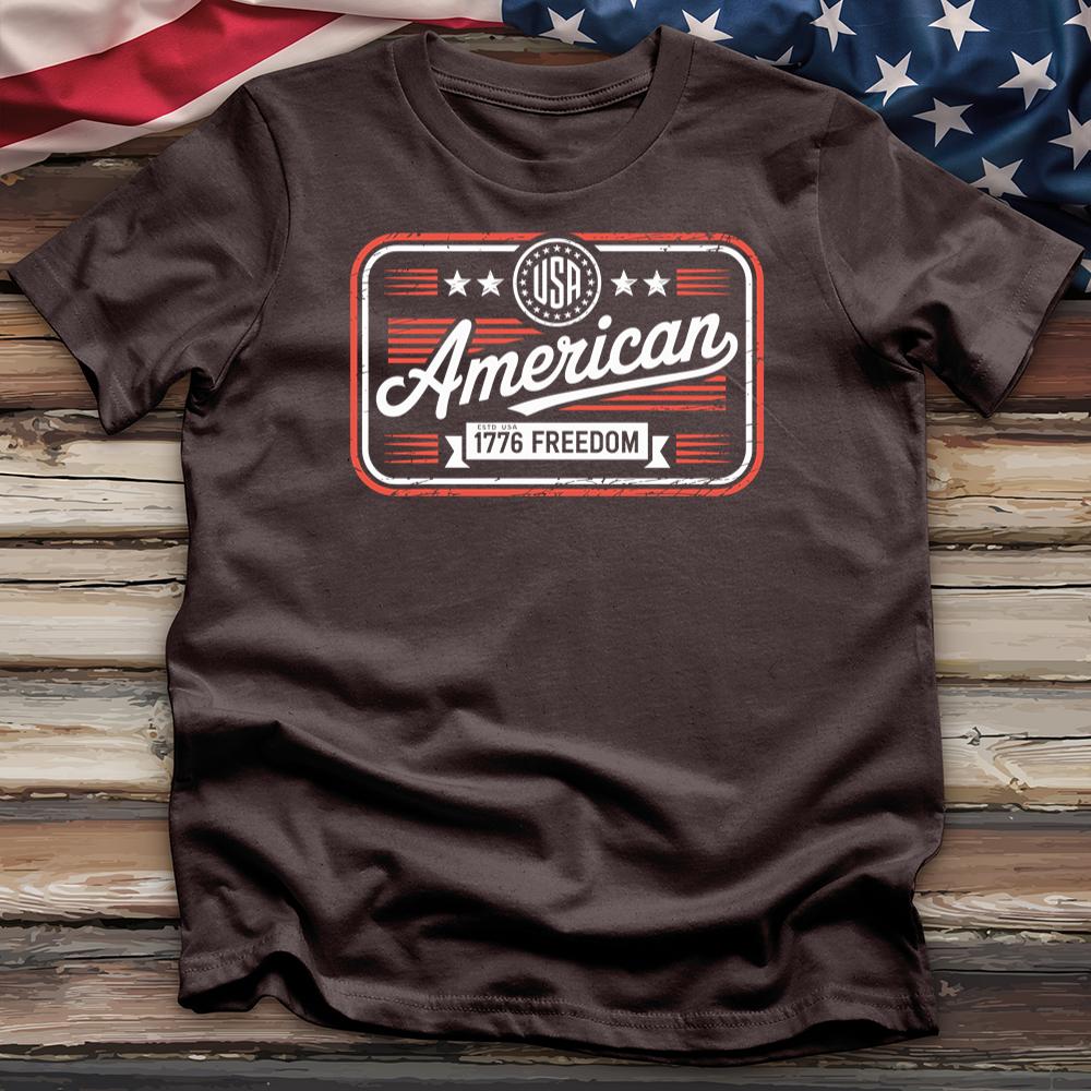 Usa American 1776 Freedom Tee