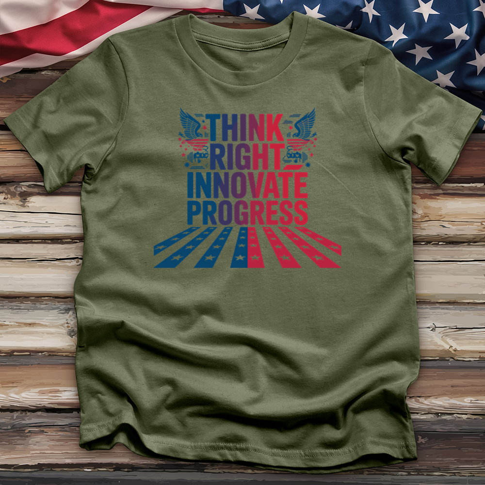 Think Right Innovate Progress Tee