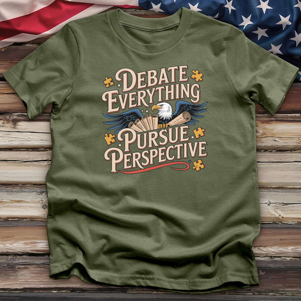 Debate Everything Pursue Perspective Tee