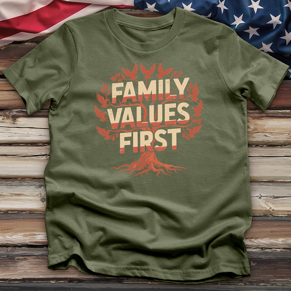 Family Values First Tee