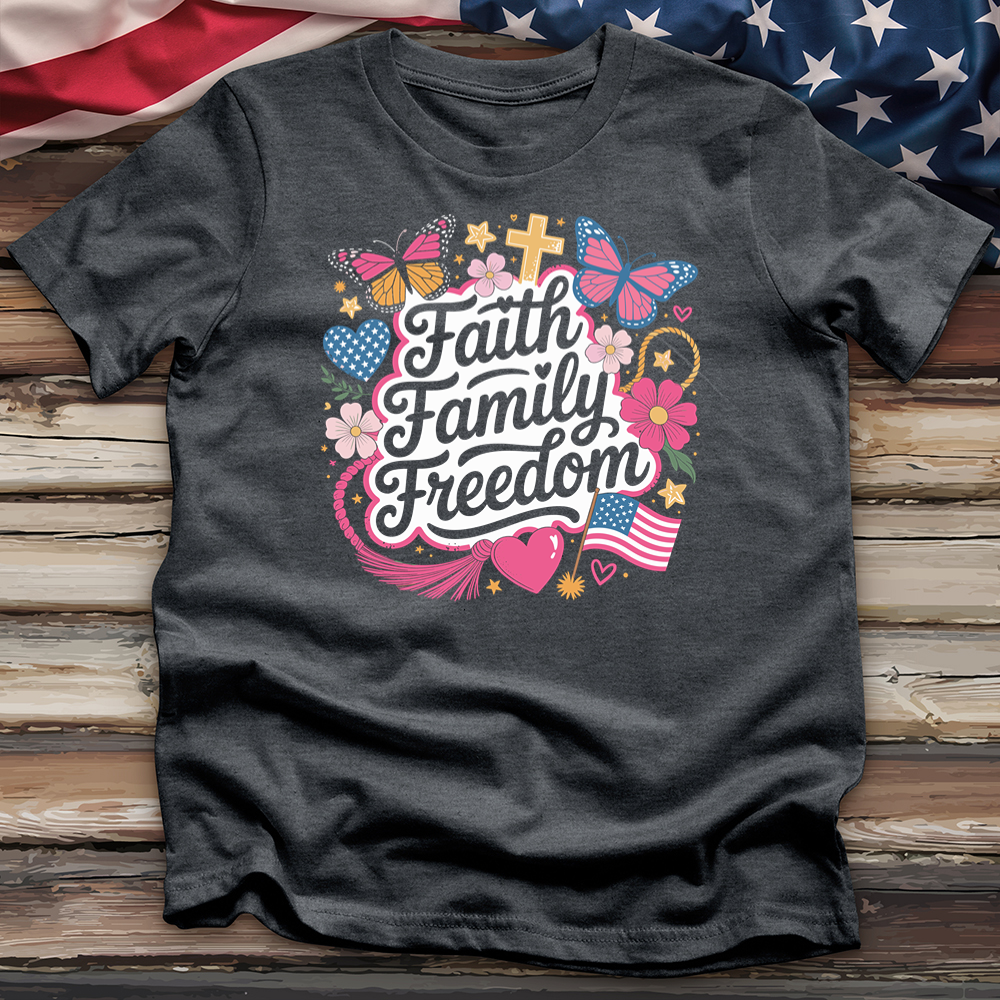 Faith Family Freedom 2 Tee