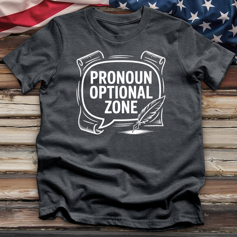 Pronoun Optional Zone Tee