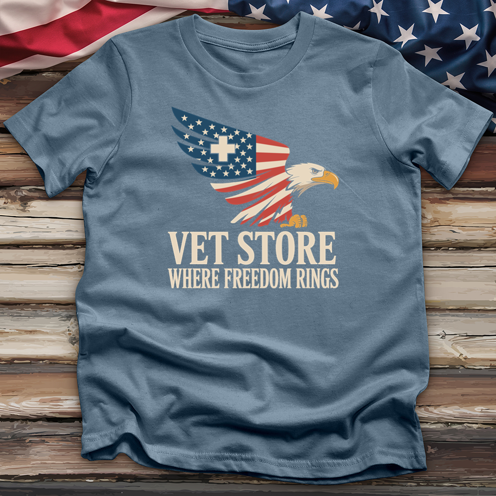 Vet Store Where Freedom Rings Tee