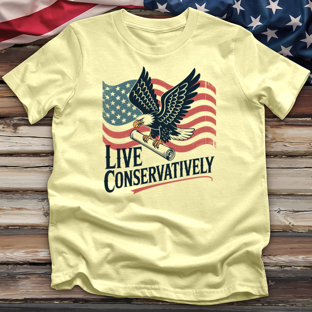 Live Conservatively 2 Tee