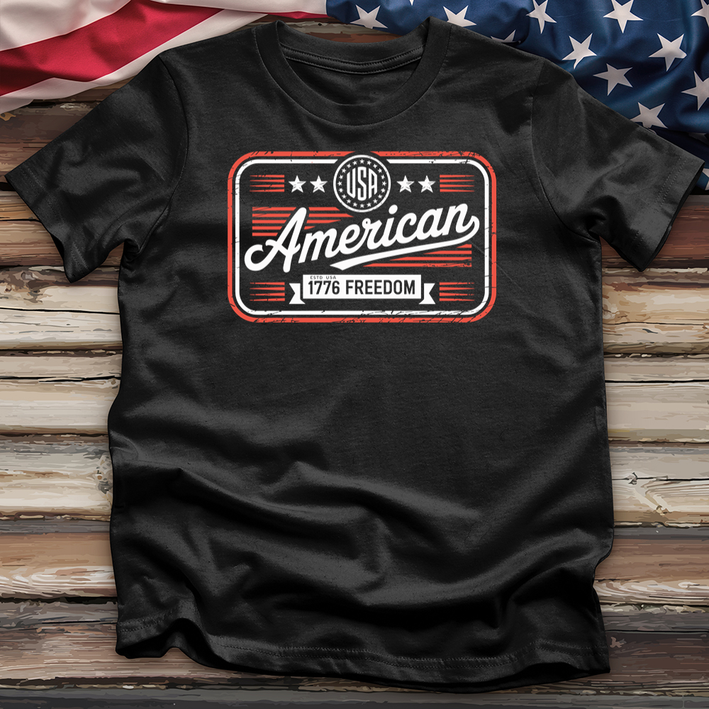 Usa American 1776 Freedom Tee