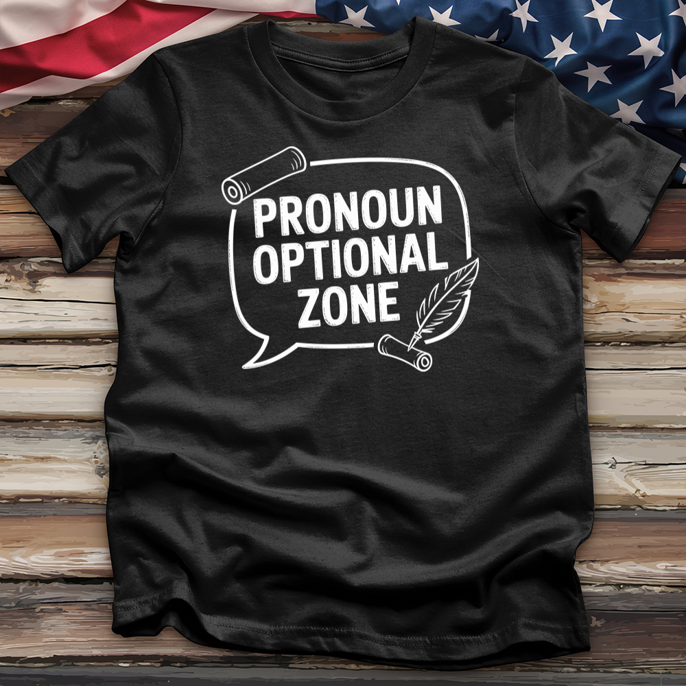 Pronoun Optional Zone Tee