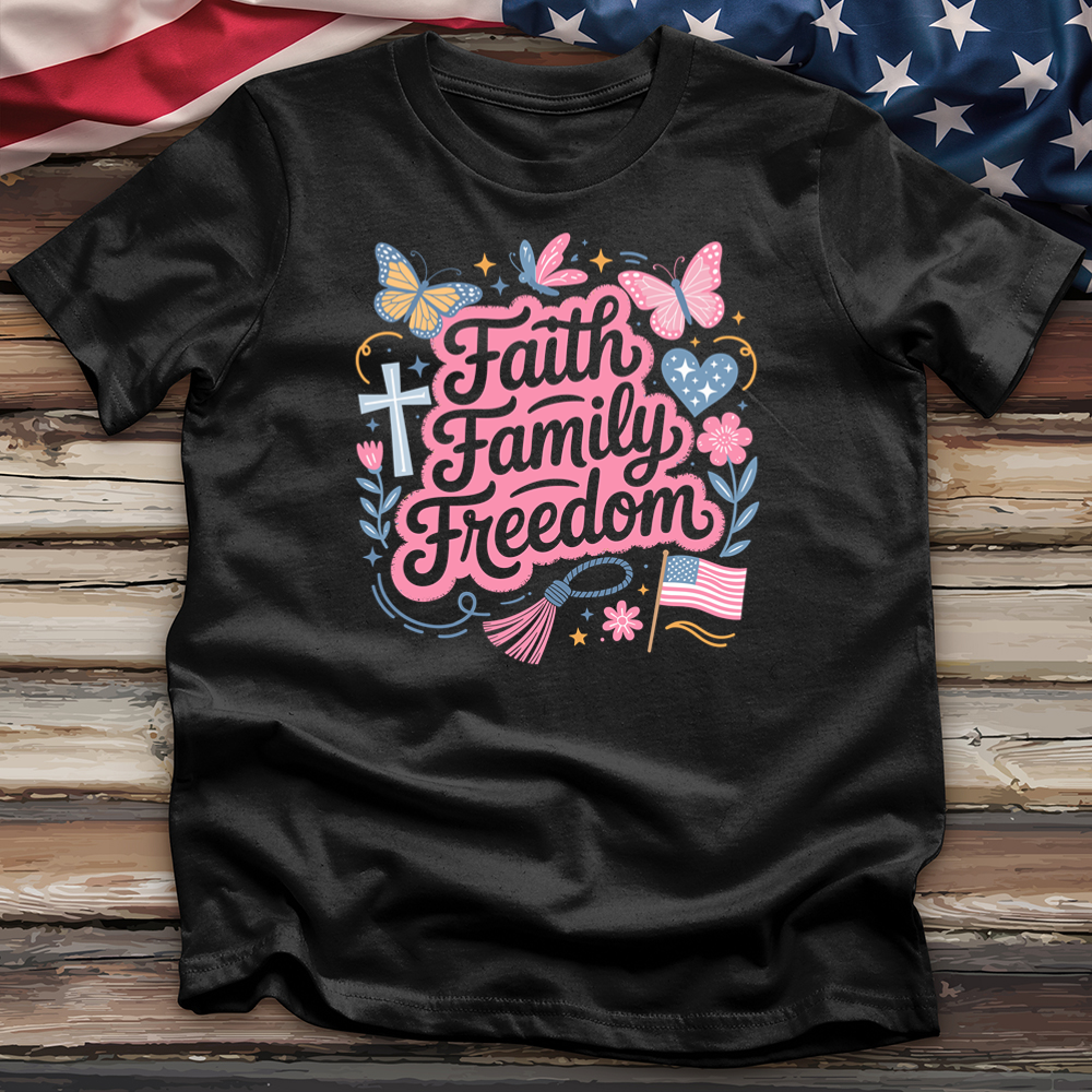Faith Family Freedom Tee