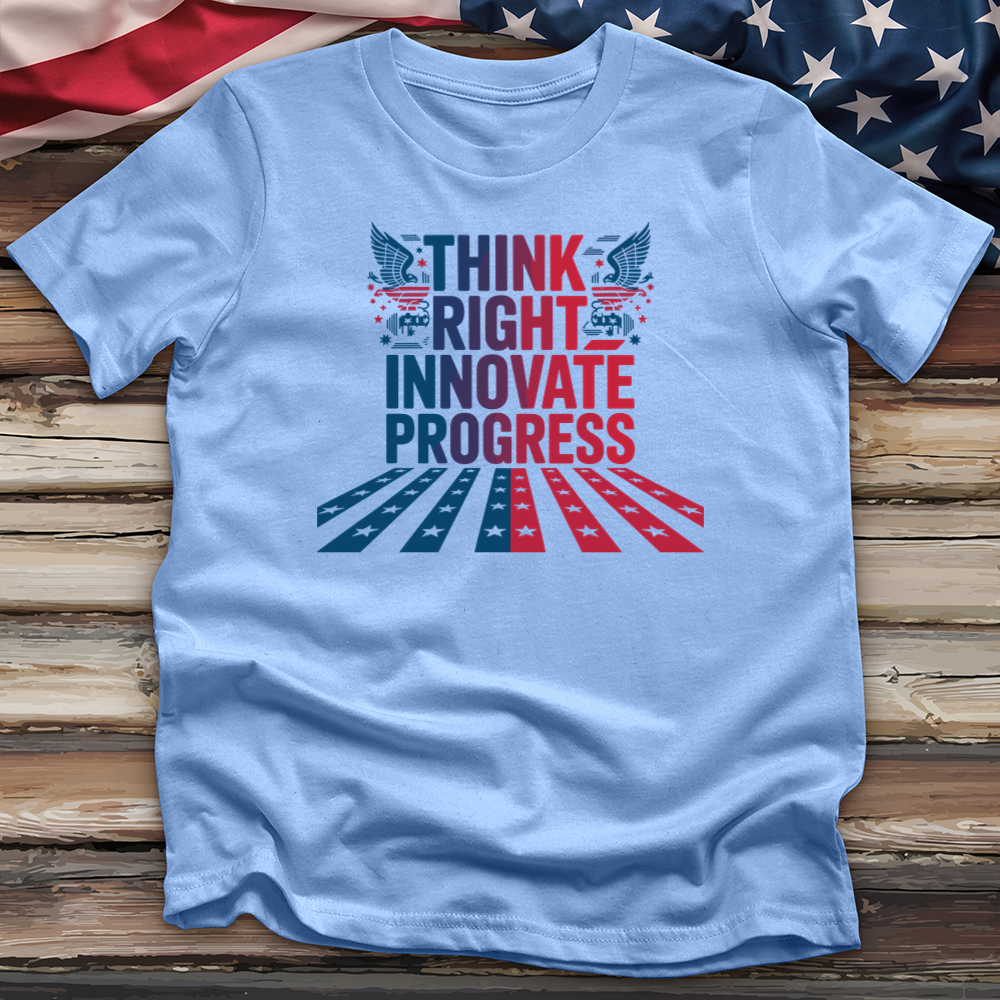 Think Right Innovate Progress Tee