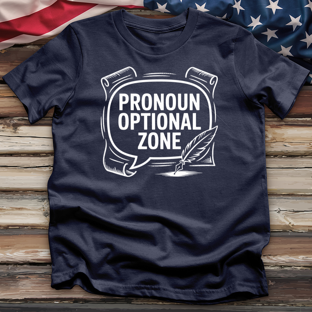 Pronoun Optional Zone Tee