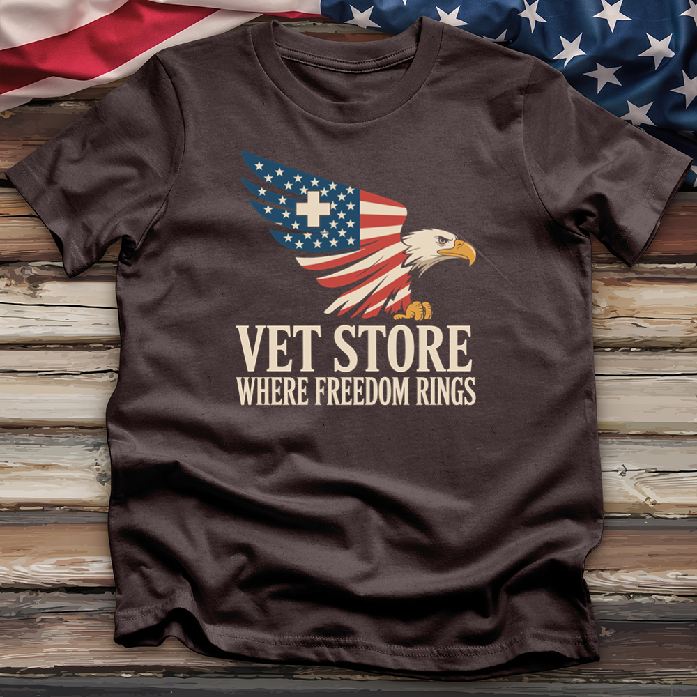 Vet Store Where Freedom Rings Tee