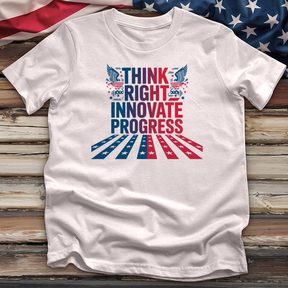 Think Right Innovate Progress Tee