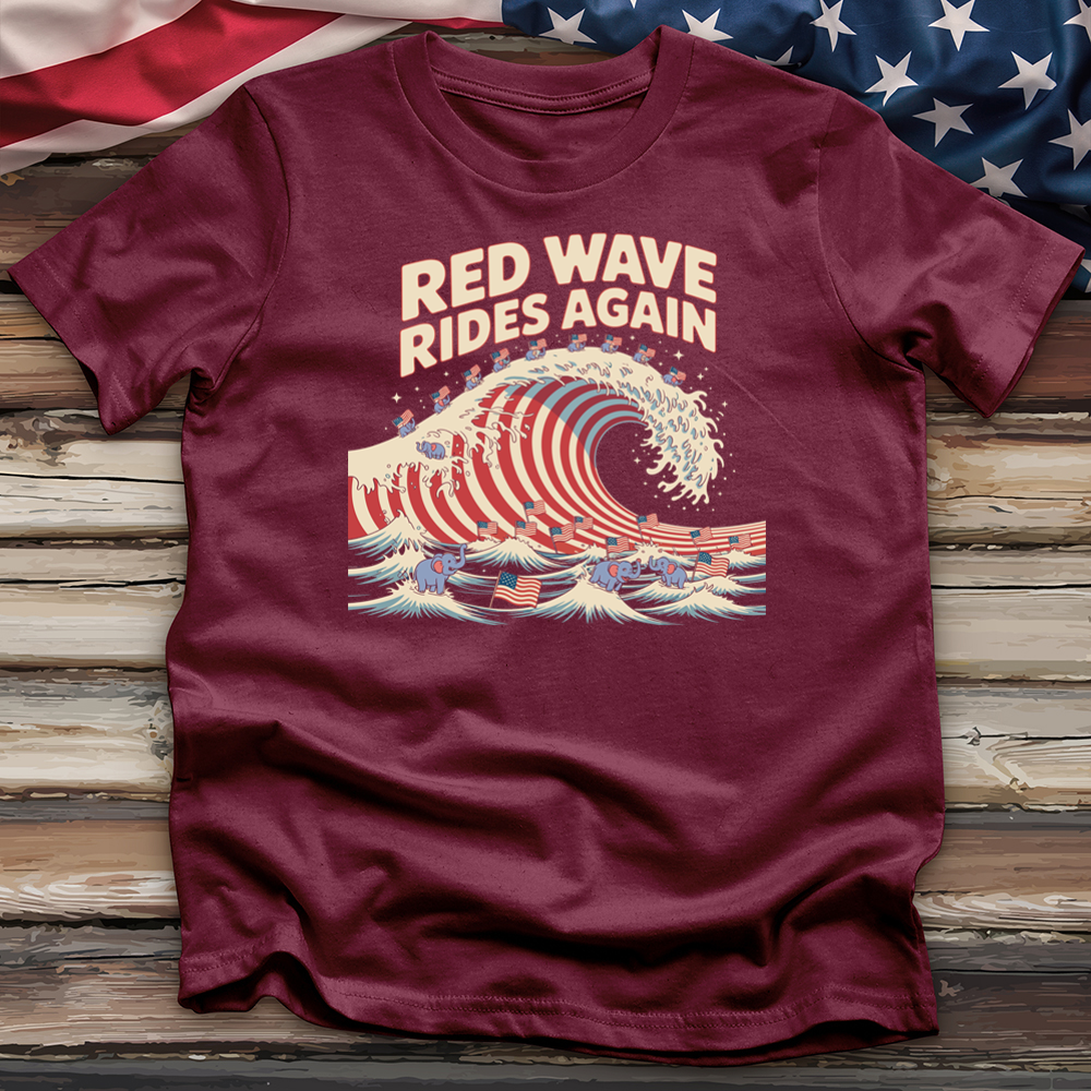 Red Wave Rides Again Tee