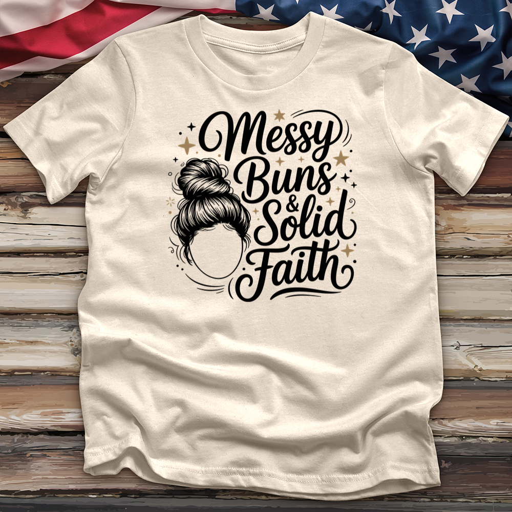 Messy Buns Solid Faith Tee