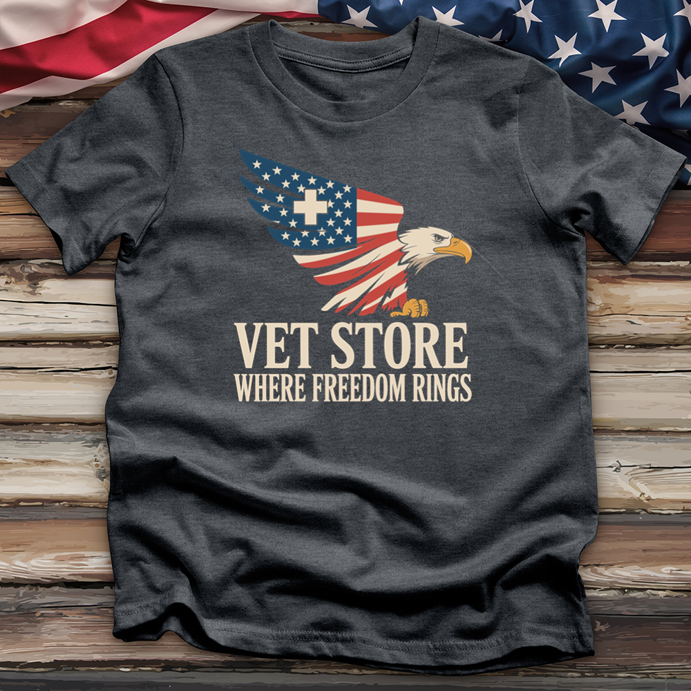 Vet Store Where Freedom Rings Tee