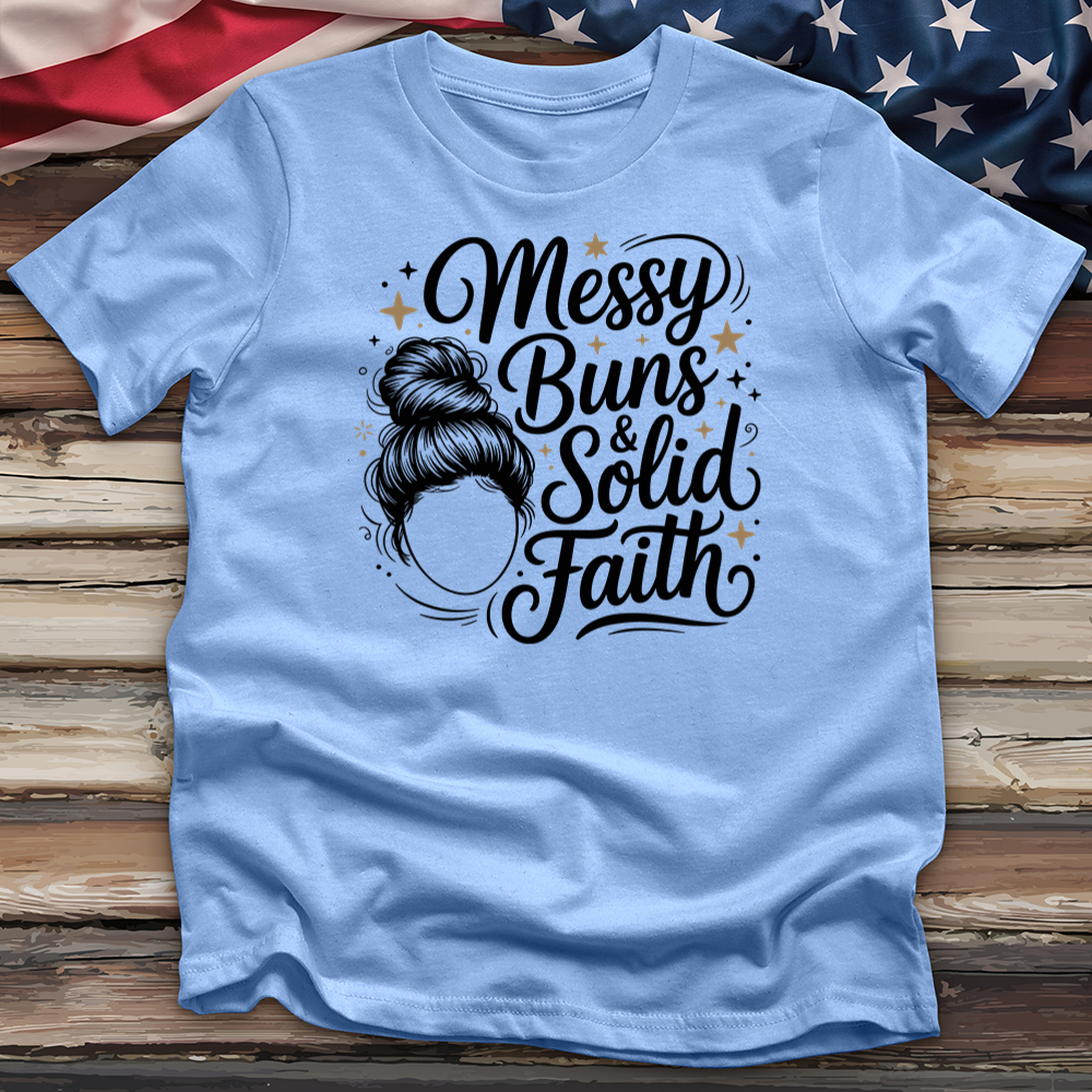 Messy Buns Solid Faith Tee