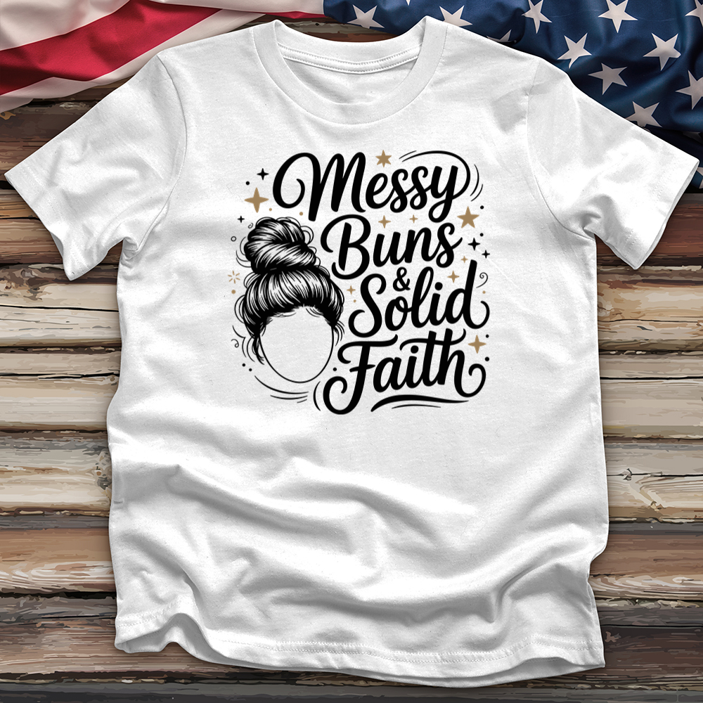 Messy Buns Solid Faith Tee