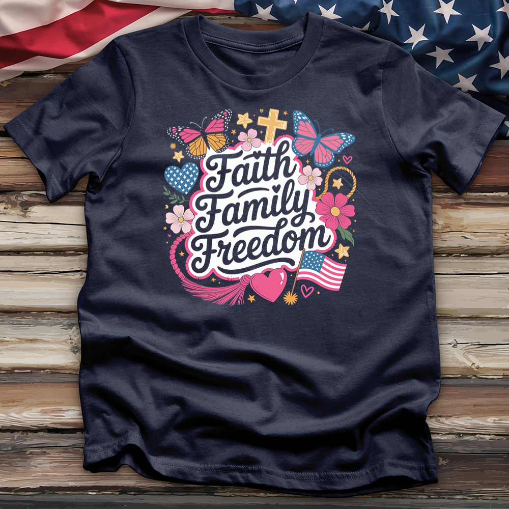 Faith Family Freedom 2 Tee