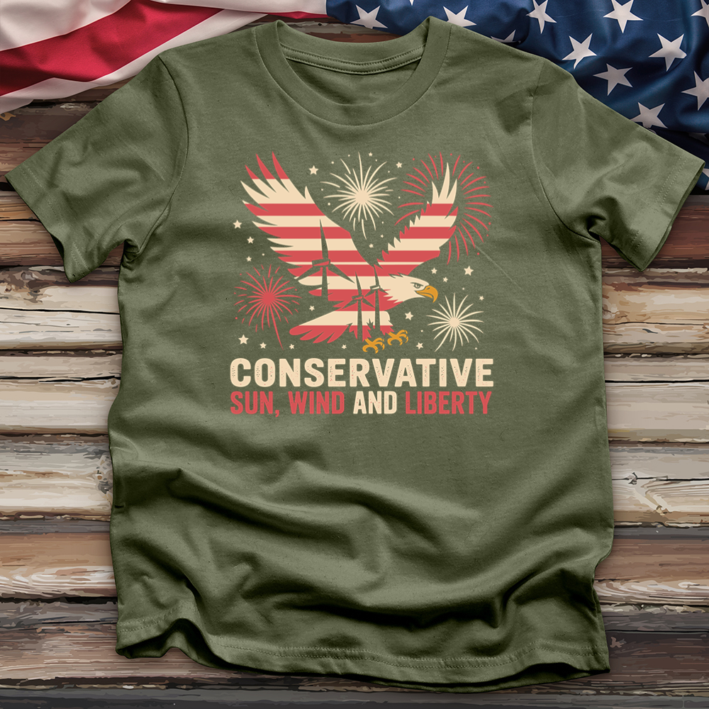 Conservative Sun, Wind, and Liberty Tee