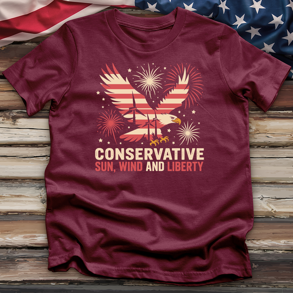Conservative Sun, Wind, and Liberty Tee