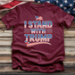 I Stand With Trump 02 Tee