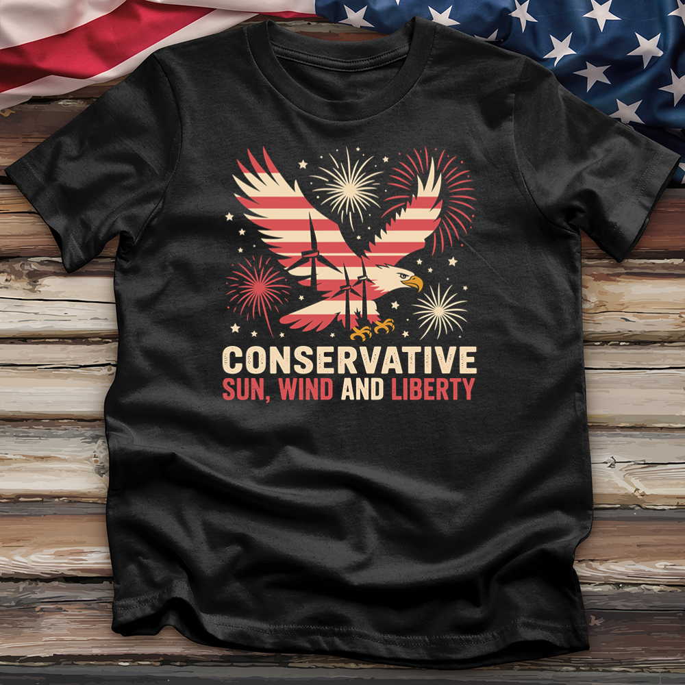 Conservative Sun, Wind, and Liberty Tee