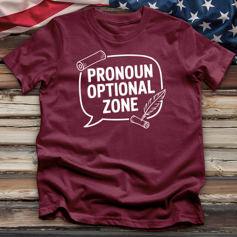 Pronoun Optional Zone Tee