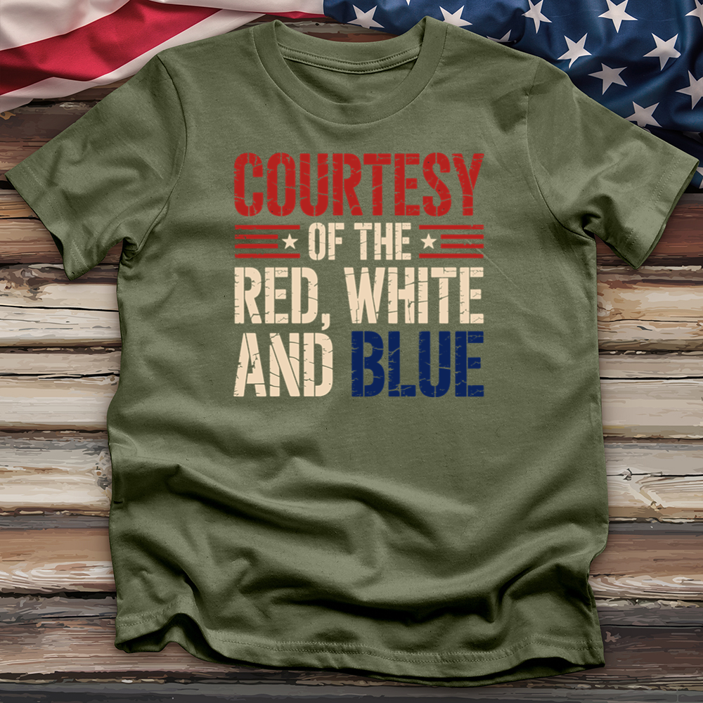 Red White and Blue Tee