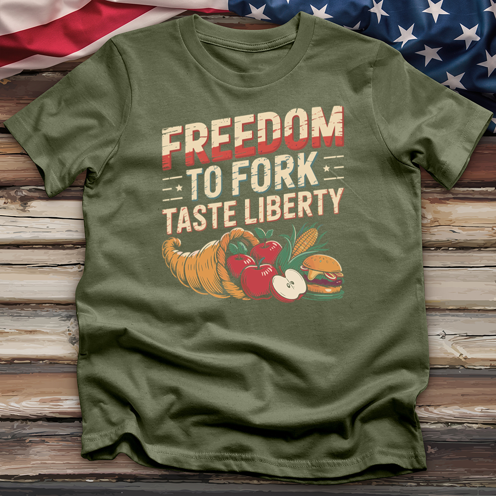 Freedom to Fork Taste Liberty Tee