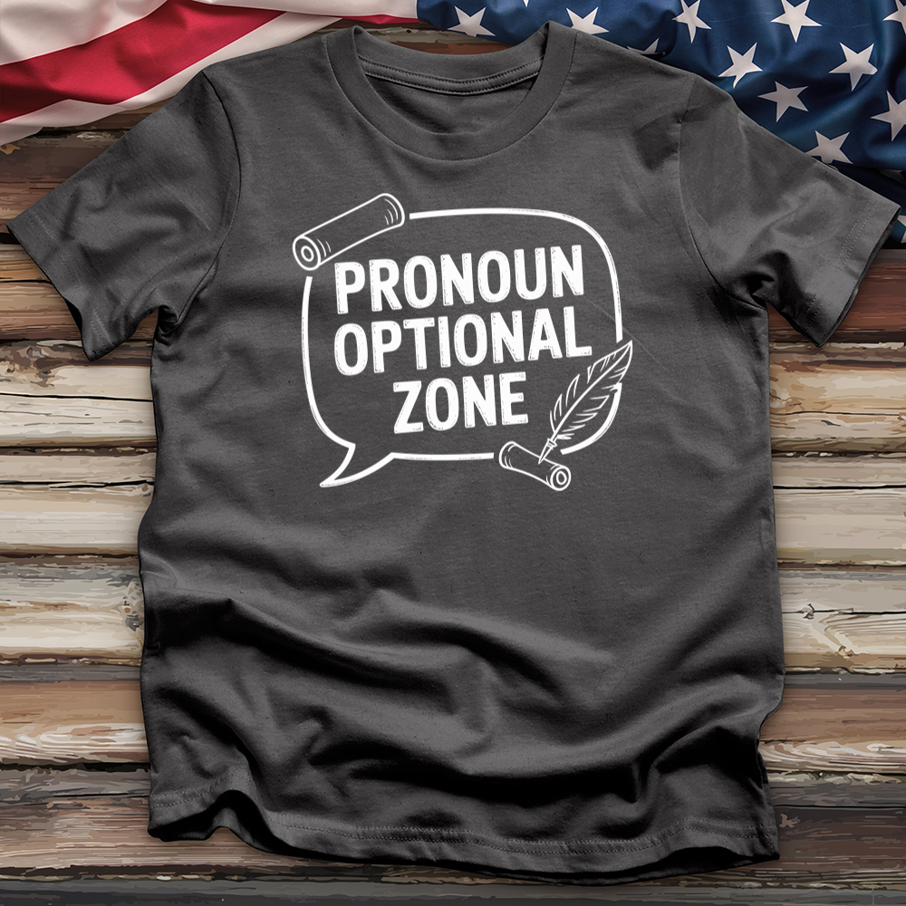 Pronoun Optional Zone Tee