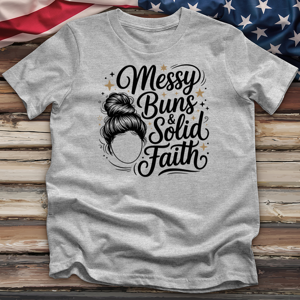 Messy Buns Solid Faith Tee