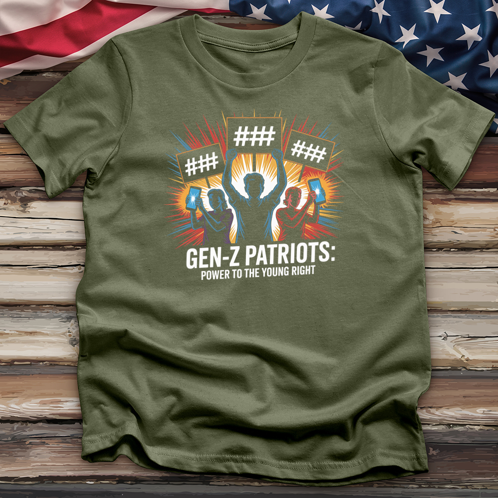 Gen-z Patriots Power to the Young Right Tee