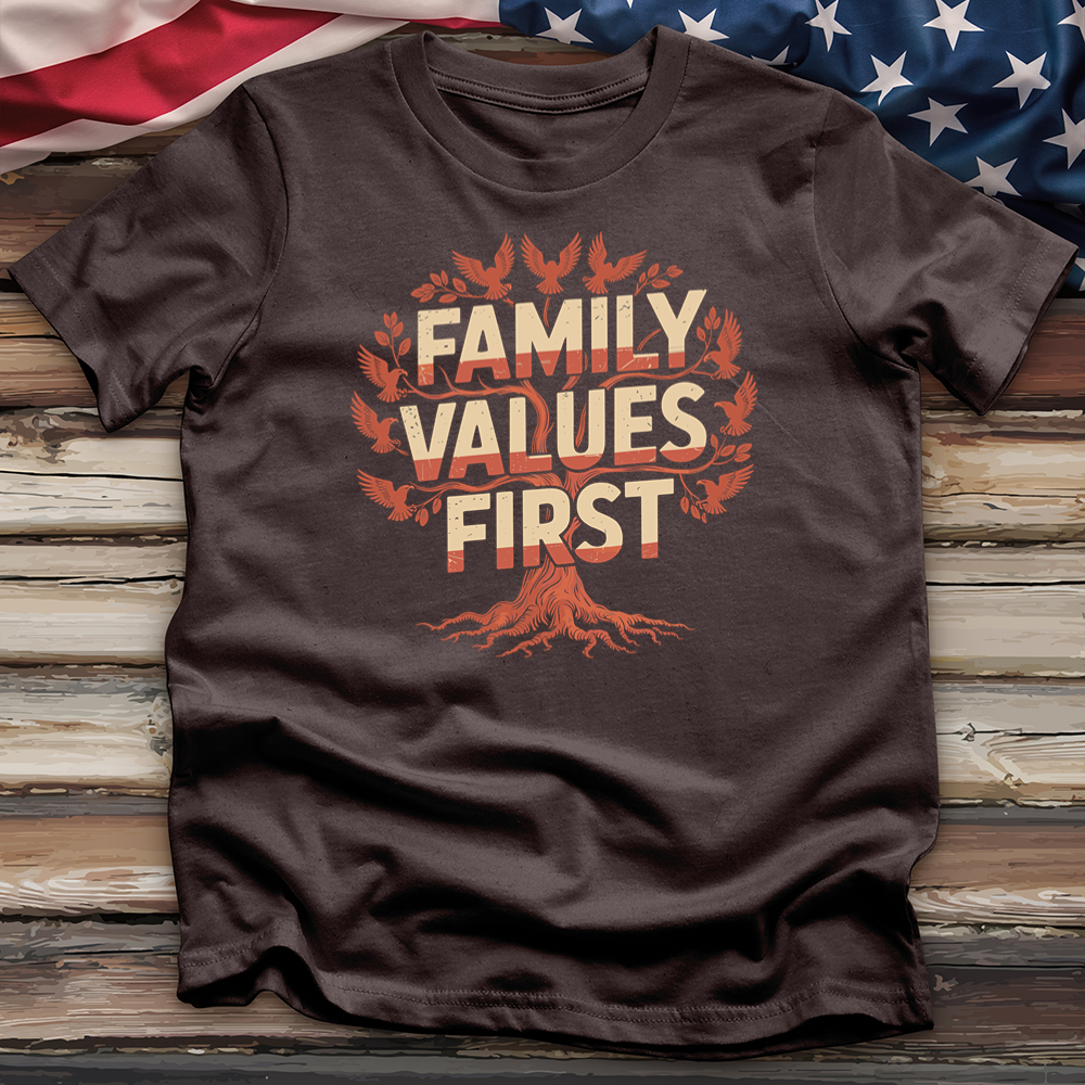 Family Values First Tee