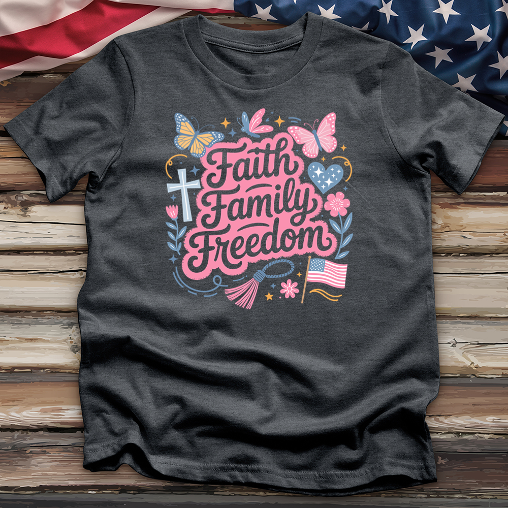 Faith Family Freedom Tee