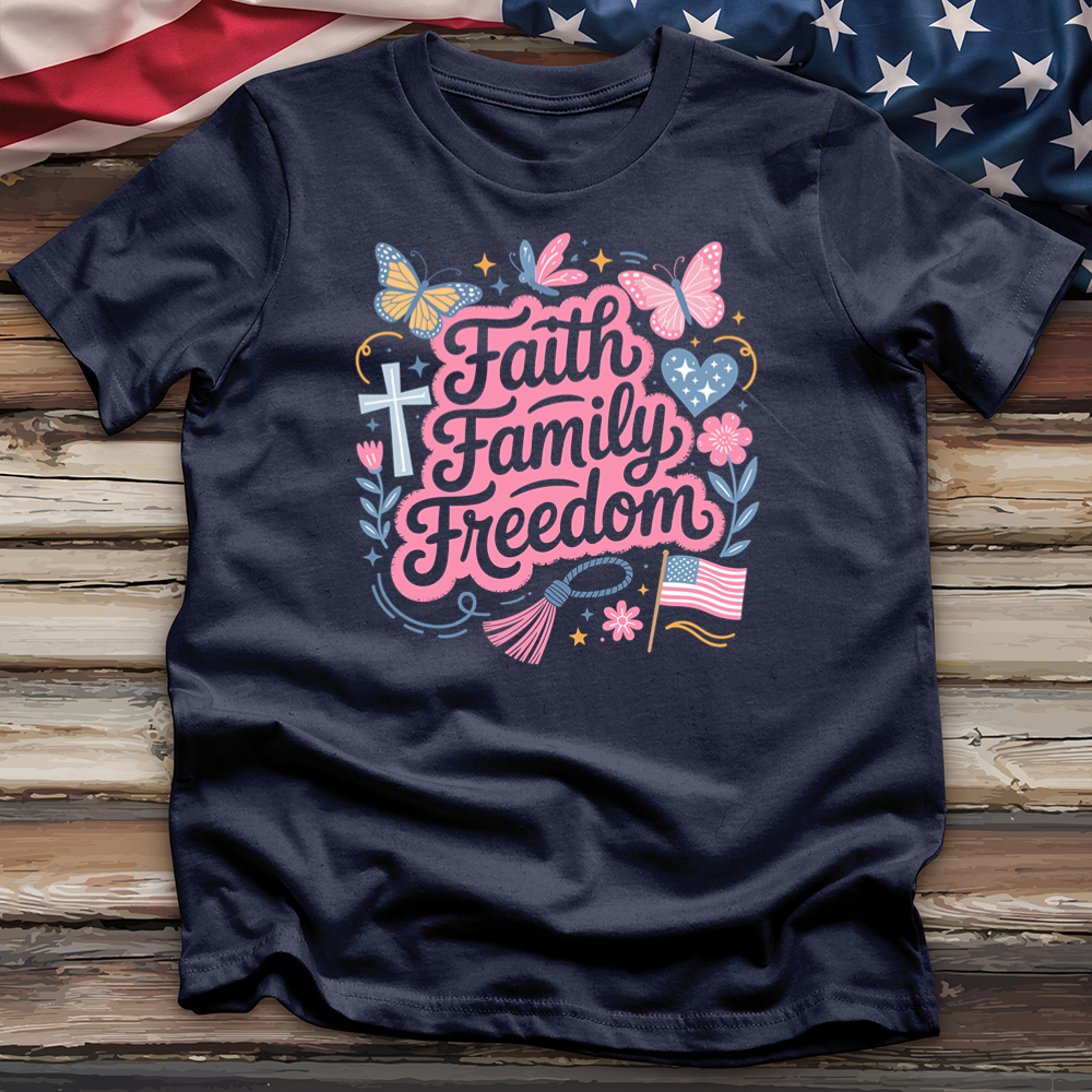 Faith Family Freedom Tee