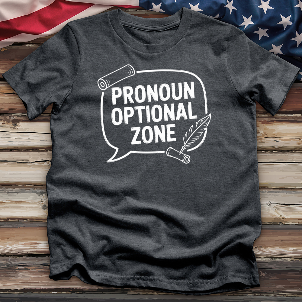 Pronoun Optional Zone Tee